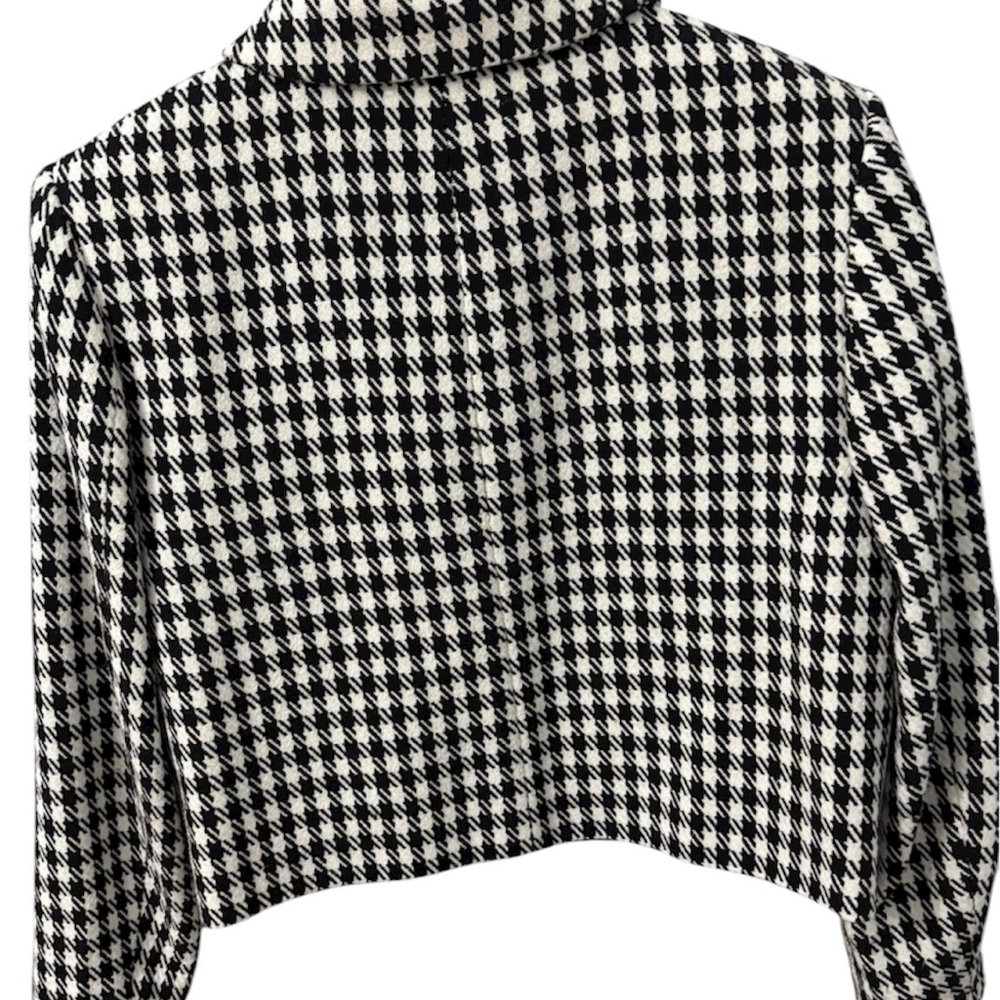 Blazer Zara houndstooth golden button .size XS. - Picture 3 of 13